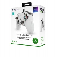 Nacon: Wired Pro Compact Controller (Valkoinen) (PC/XONE/XSX)