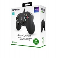 Nacon: Wired Pro Compact Controller (Musta) (PC/XONE/XSX)