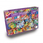 Palapeli: Nordic Quality Puzzles - Candy Favorites (1000)