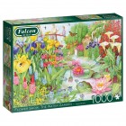 Palapeli: Puzzle Falcon - The Flower Show: The Water Garden (1000)