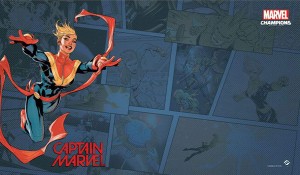 Marvel Champions LCG: Game Mat - Captain Marvel