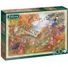Palapeli: Puzzle Falcon - Autumn Hedgerow (500)