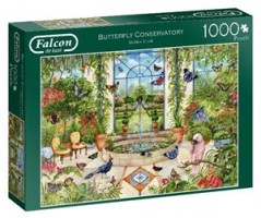 Palapeli: Puzzle Falcon - Butterfly Conservatory (1000)