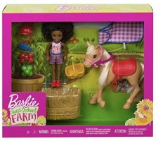 Barbie: Sweet Orchard Farm - Chelsea Doll Pony & 7 Accessories