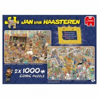 Palapeli: Jan Van Haasteren  A Trip To The Museum (2x1000)