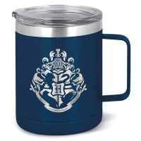 Termosmuki: Harry Potter - Hogwarts Logo Steel Thermos Mug (380ml)