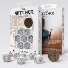 Noppasetti: Witcher - Dice Set. Geralt The White Wolf