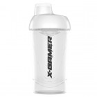 X-GAMER: Shaker 5.0 -Transparent sekoituspullo (600ml)