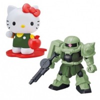 Gundam: Hello Kitty/Zaku II [SD Gundam Cross Silhouette]