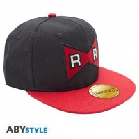 Lippis: Dragon Ball Z - Red Ribbon Snapback (Black/Red)