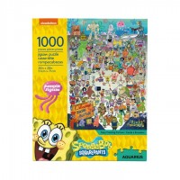 Palapeli: SpongeBob Jigsaw Puzzle Cast (1000 pieces)