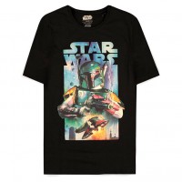 T-Paita: Star Wars - Boba Fett Poster (XL)
