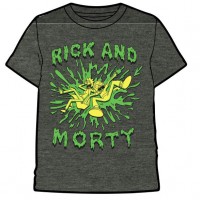 T-Paita: Rick & Morty - Green Spill (S)