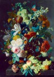 Palapeli: Van Huysum - Still Life with Flowers and Fruit (1000)