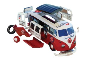 Pienoismalli: Airfix - Quick Build Coca-Cola VW Camper Van