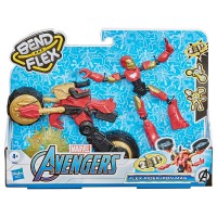 Marvel: Flex Rider Iron Man - Bend And Flex Figure (15cm)