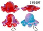 Fidget: Pop Octopus Jelly with Metal Chain (9x9x4cm) (Satunnainen)