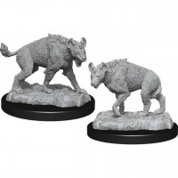 Deep Cuts Unpainted Miniatures: Hyenas (2)