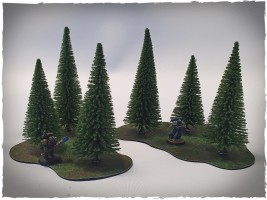 DCS: Miniatyyrimaasto: Fir Trees (32mm scale)