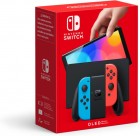 Nintendo Switch: OLED Pelikonsoli (Neon, 2021) (Käytetty)