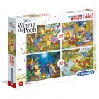 Palapeli: Disney - Winnie the Pooh puzzle (2x20pcs 2x60pcs)
