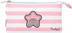 Penaali: Pusheen - Pink Stripes Triple Pencil Case