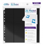 Ultimate Guard: 24-pocket Pages - Black - Side Loading (10 Pcs)