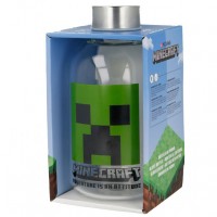 Juomapullo: Minecraft - Creeper Glass Bottle (620ml)