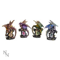 Nemesis Now: Dragon Protector Set of 4 (11cm)
