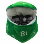 Noppapussi: D20 Plush Dice Bag (Green)