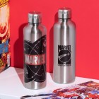 Juomapullo: Marvel - Logo Metal Water Bottle (500ml)