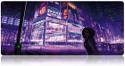 Hiirimatto: Neon Crosswalk - Extended Gaming Mouse Pad (90x40)