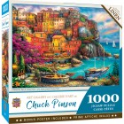 Palapeli: Art Gallery - A Beautiful Day at Cinque Terre (1000)