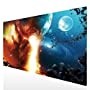 Hiirimatto: Extended Gaming Mouse Pad - Planet Burning (90x40)