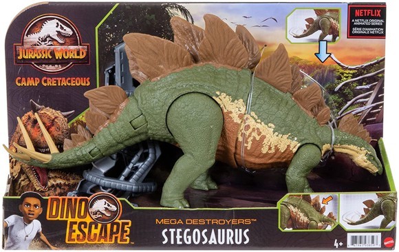 Jurassic World: Dino Escape Mega Destroyers - Stegosaurus  - Gadget  + lelut - Halfmoongames webstore