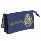 Penaali: Harry Potter - Blue Hogwarts Triple Pencil Case