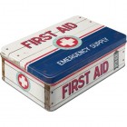 Evsrasia: First Aid Blue Emergency Supply Tin Box