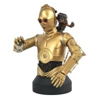 Patsas: Star Wars Episode IX - C-3PO & Babu Frik 1/6 Bust (15cm)