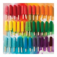 Palapeli: Rainbow Popsicles (500)