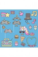 Pusheen Party Photo Booth Kit