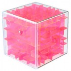 Maze Puzzle Cube (Pink)