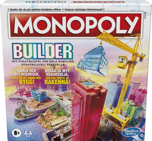 Monopoly Builder (Suomi)  - Lautapelit - Puolenkuun Pelit pelikauppa