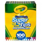 Crayola Set 100 Super Tips Washable Markers