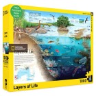 Palapeli: National Geographic - Layers of Life (1000)