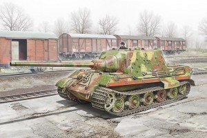 Pienoismalli: Italeri - Sd.Kfz. 186 Jagdtiger (1:56)