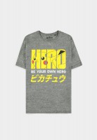 Paita: Pokemon - Pikachu Hero Harmaa (2XL)