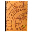 Muistikirja: Harry Potter - Marauders Map notebook with light