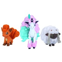 Pokemon: Battle Figure Set - Galarian Ponyta + Vulpix + Wooloo