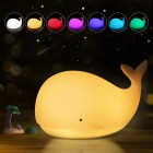 Lamppu: Silicone Whale Night Light