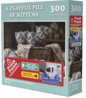 Palapeli: Prank Puzzle - A Playful Pile of Kittens (300)